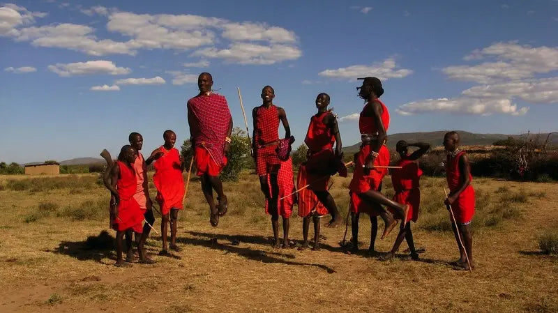 Massai-Frauen fertigen handgearbeitete Perlenhalsbänder für Hunde – The Kenyan Collection