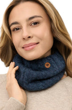 Alpaka Loopschal Suave Blau