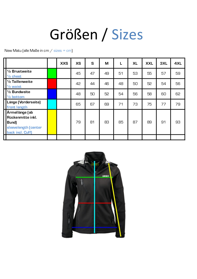 Softshelljacke Damen New Matu