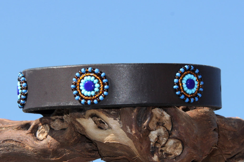 TKC Blue & Brown Circles Wide