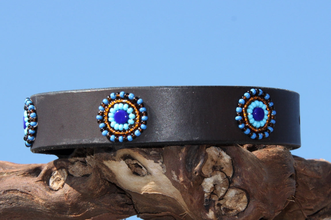 TKC Blue & Brown Circles Wide