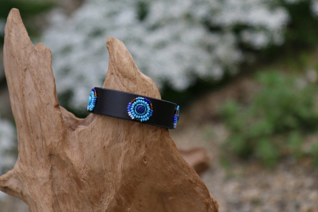 TKC Lederarmband mit Perlen