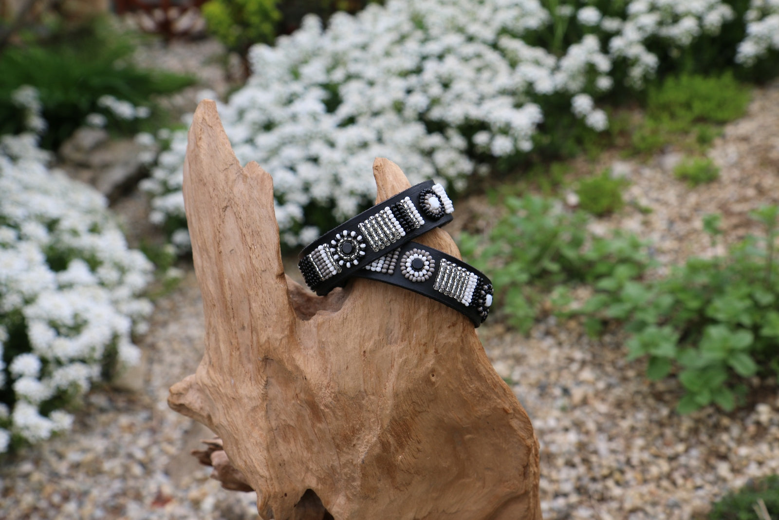 TKC Lederarmband mit Perlen