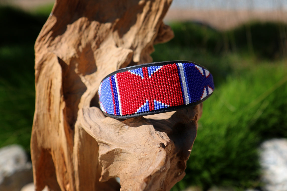 TKC Red White Blue Lurcher