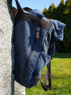 Vintage Aviator Backpack Blue Edition