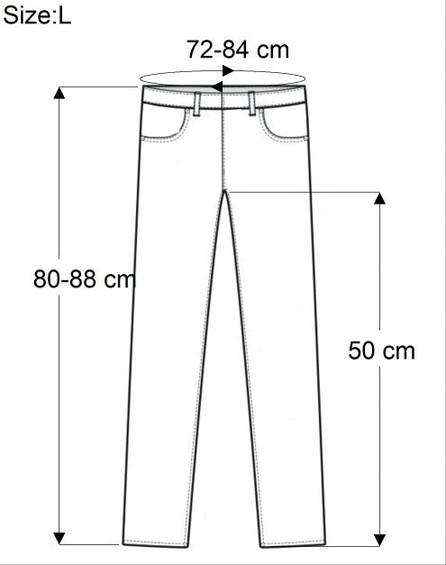 Palazzohose 3/4 lang BW