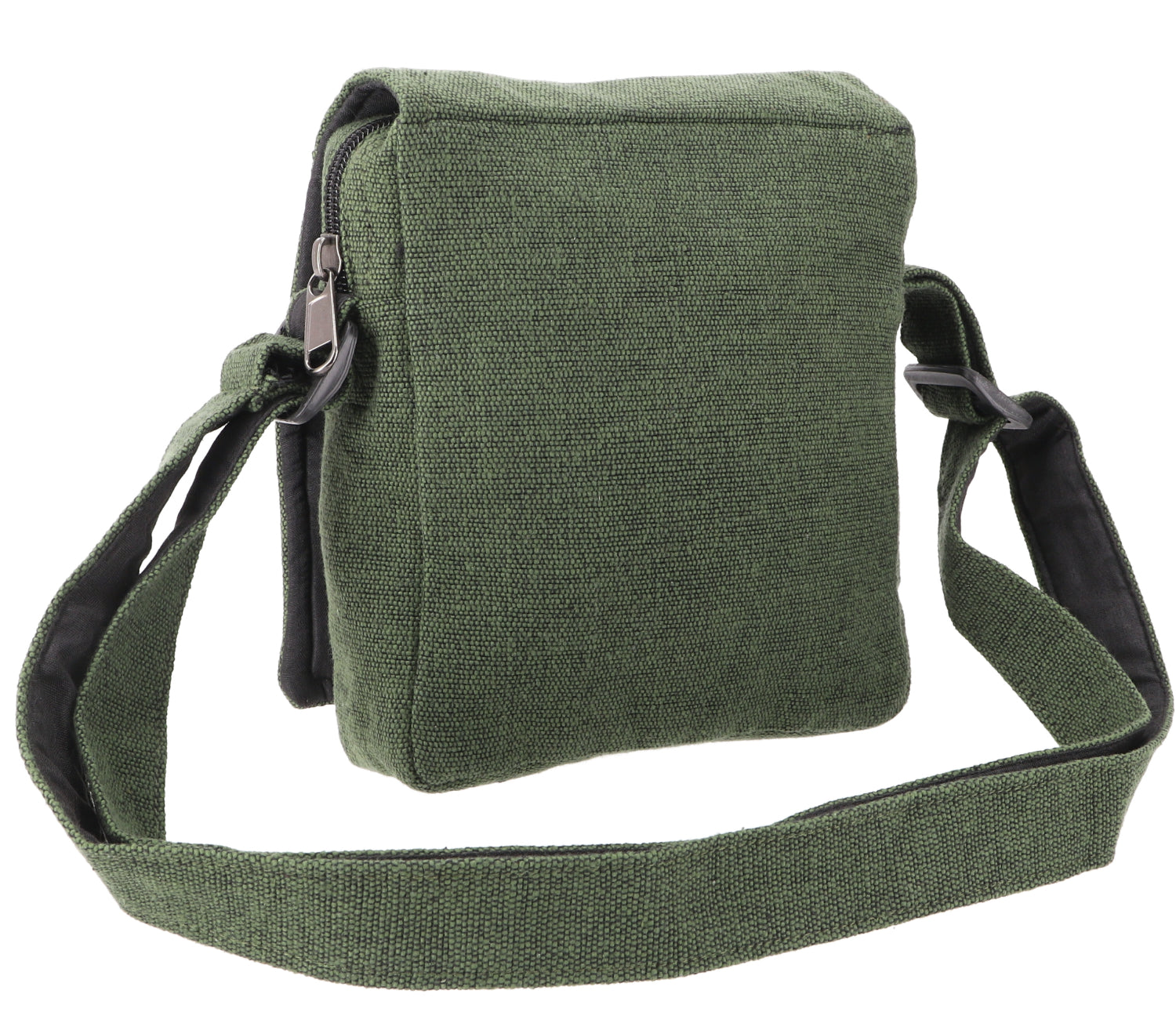 Kleine Schultertasche Sonne Grün