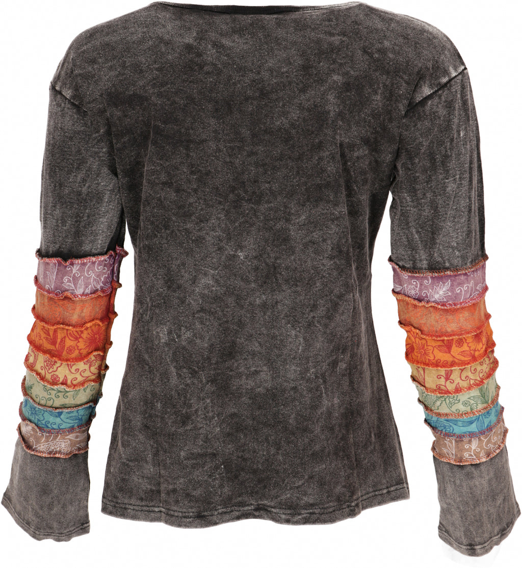 Langarmshirt FLOWERS
