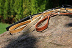 Showleine Leder kleine/mittlere Rassen