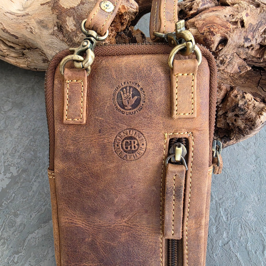Vintage Umhänge-Handytasche