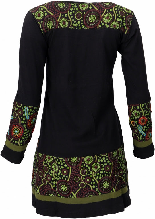 Minikleid Tunika Baumwolle
