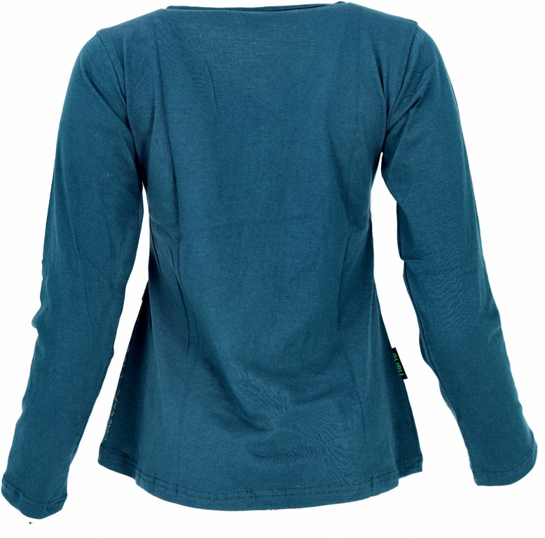 Langarm Boho-Shirt