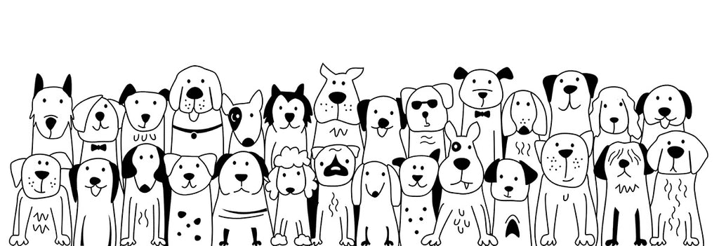 Keramik Tasse Hundebande