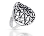Blume des Lebens 925 Ring