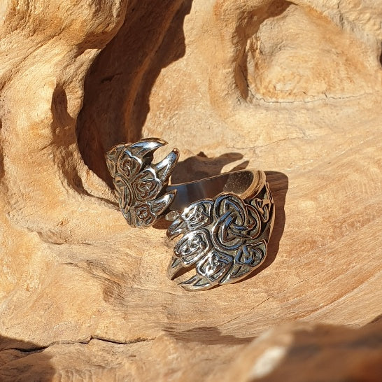 Tatze Ring Edelstahl