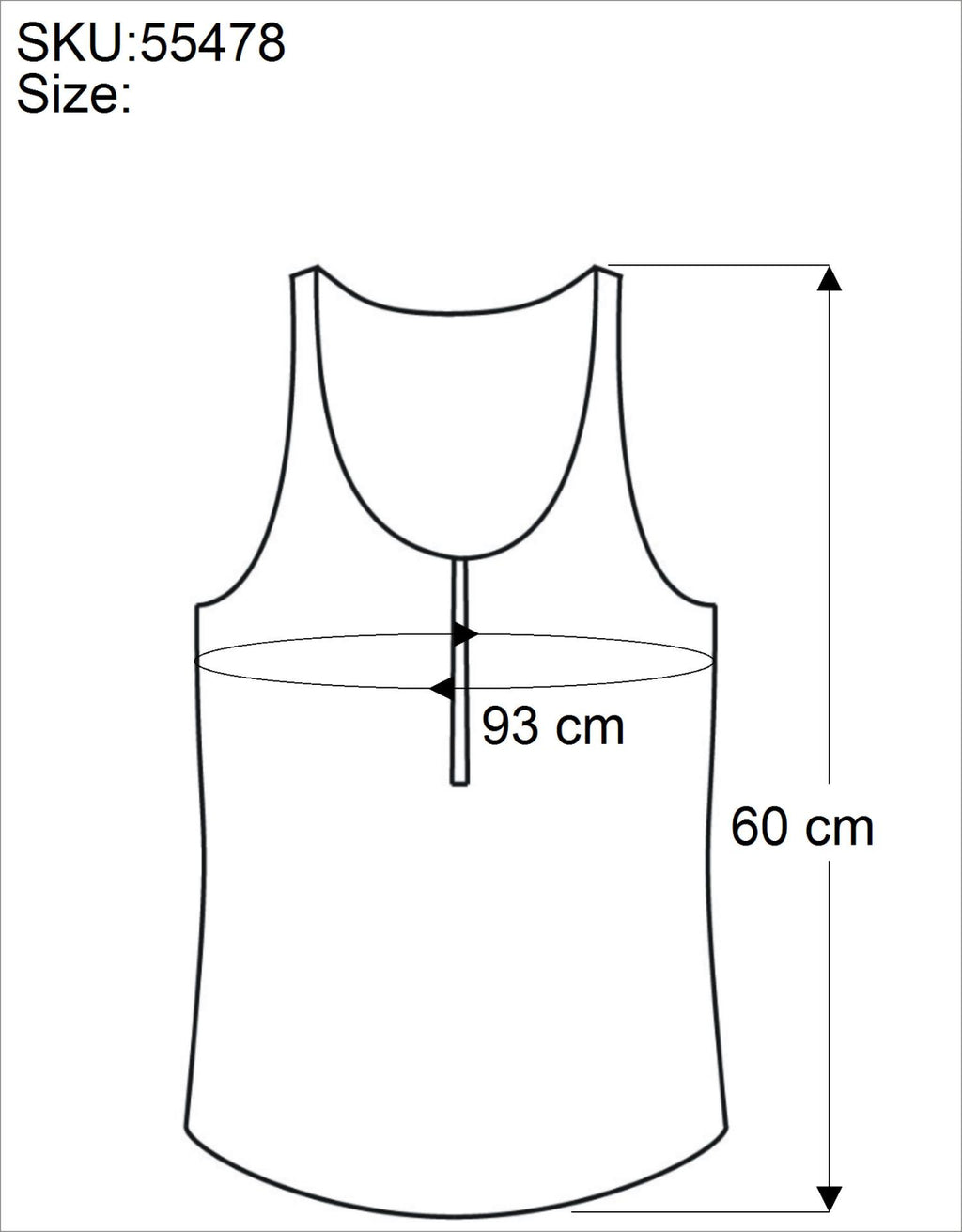 Ethno-Tanktop Giraffen
