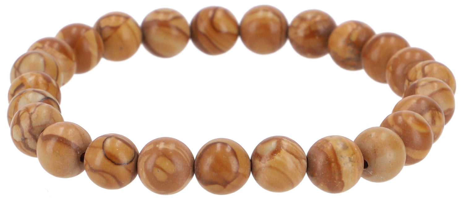 Wood Jaspis Armband