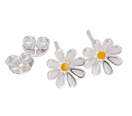 Gänseblümchen Ohrstecker 925