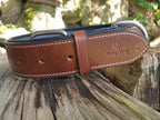 Lederhalsband Aztec Brown