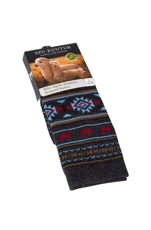 Alpaka Socken JAQUARD