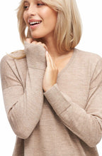 Pullover AMBRA aus Baumwoll-Baby Alpaka-Mix