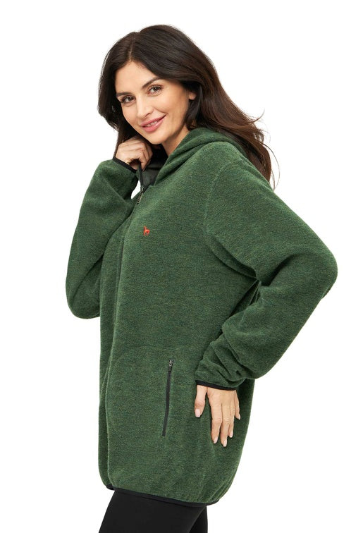Alpaka Apu Fleece Kapuzenjacke Unisex