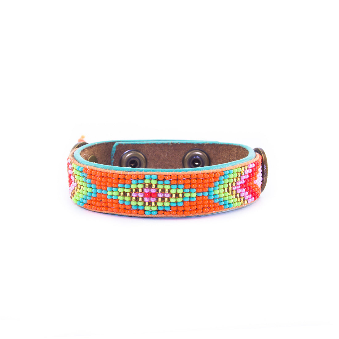 Perlen Leder Armband