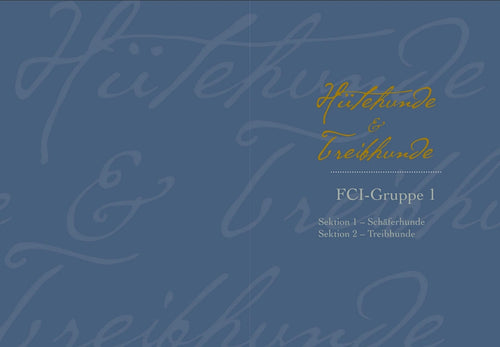 Beispielseite im Buch: Deckblatt zur FCI-Gruppe 1 - Hütehunde & Treibhunde