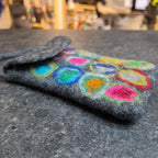Handytasche Double Dots Filz