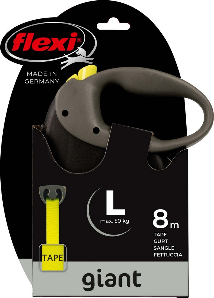 Flexi Roll-Leine GIANT 8 m Gurt