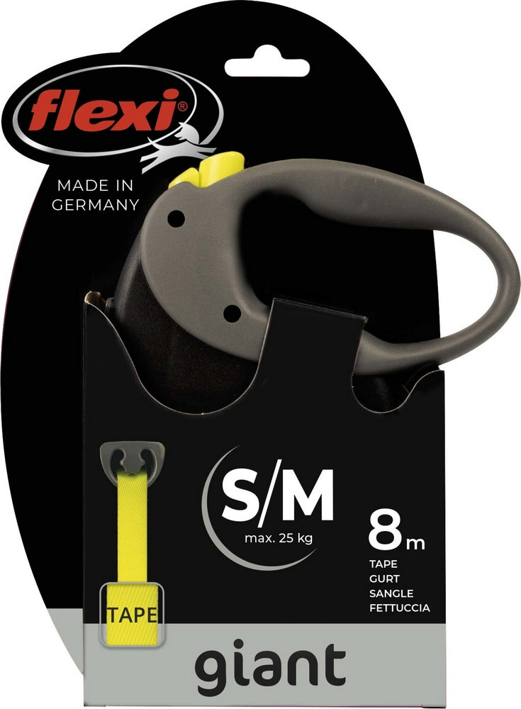 Flexi Roll-Leine GIANT 8 m Gurt
