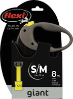 Flexi Roll-Leine GIANT 8 m Gurt