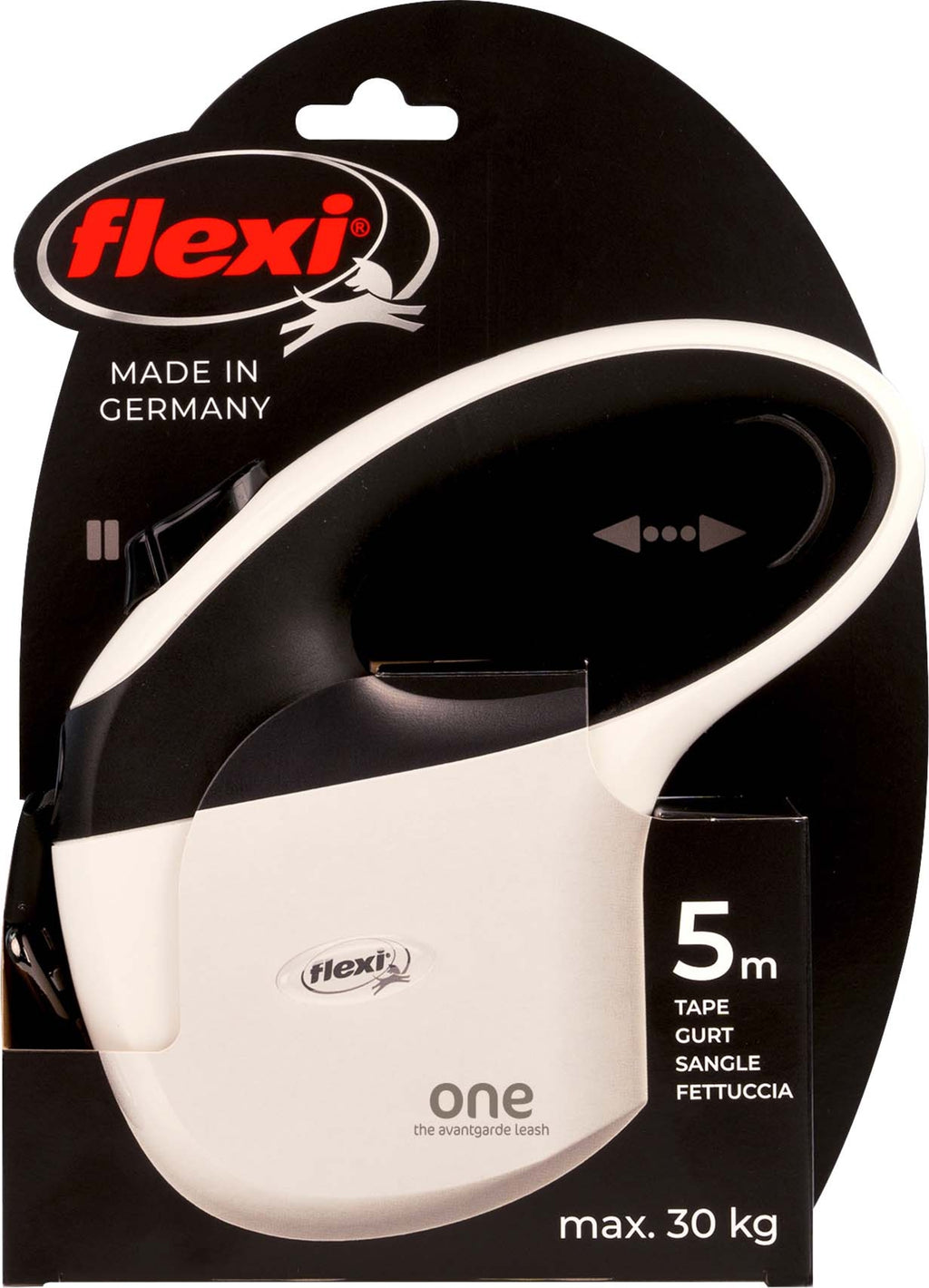 Flexi Roll-Leine One for All 5 Meter Gurt