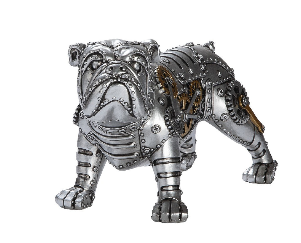 Steampunk Bulldogge Skulptur
