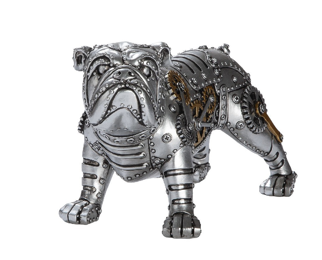 Steampunk Bulldogge Skulptur