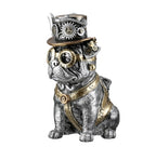 Steampunk Mops Skulptur