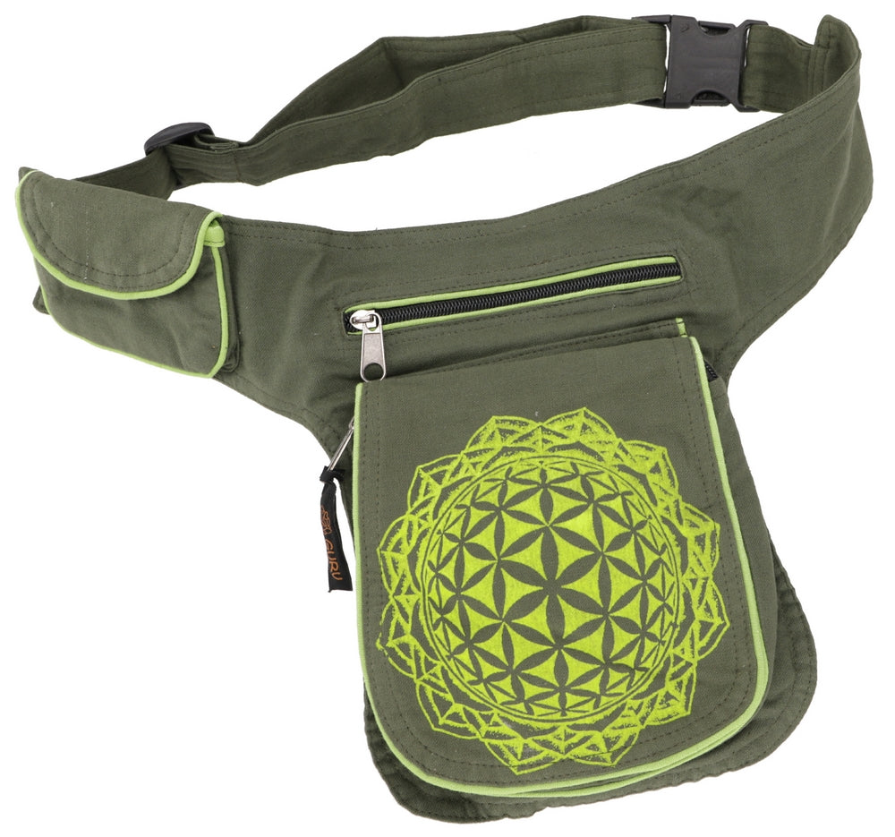 Goa Sidebag "Baum/Blume des Lebens"