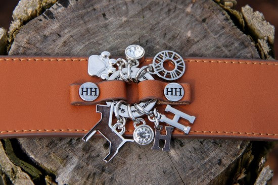 Lederarmband Charms breit