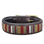 Lederhalsband Amber