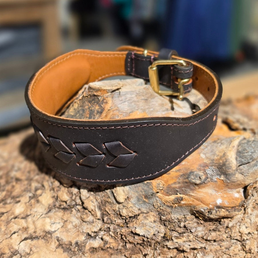 Lederhalsband Windhund Negev