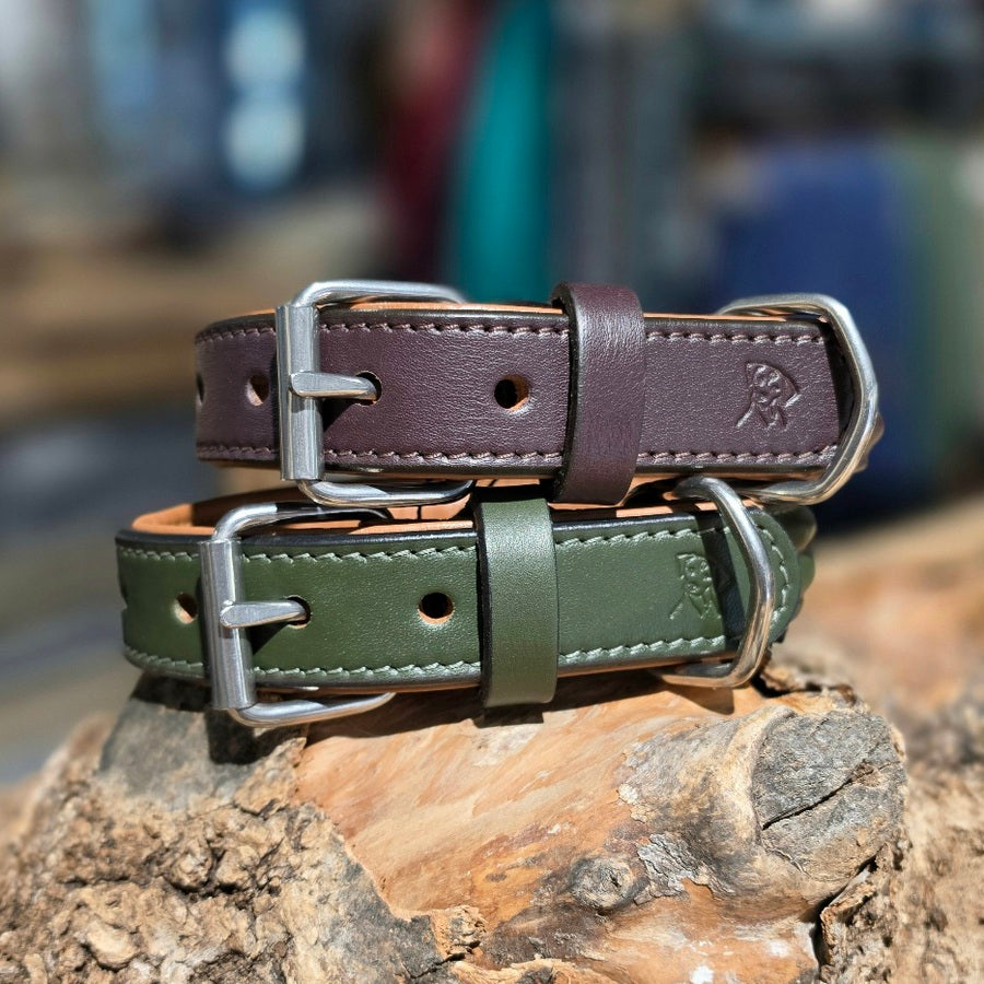 Lederhalsband PURE