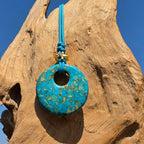 Mosaik Donut lange Kette