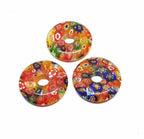 Millefiori Lederkette
