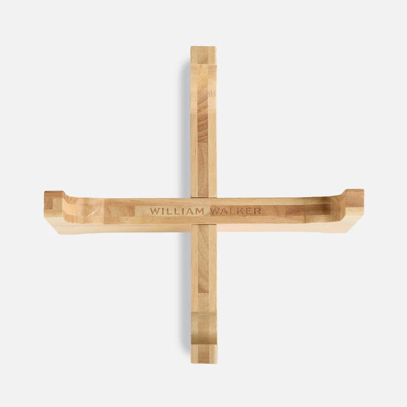 Reverse Hundenapf Holz & Keramik