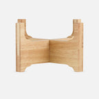 Reverse Hundenapf Holz & Keramik