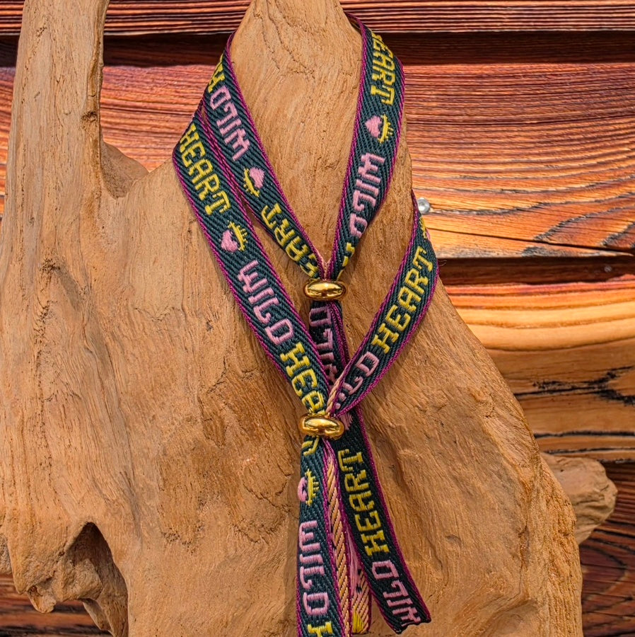 Statement Stoffarmband