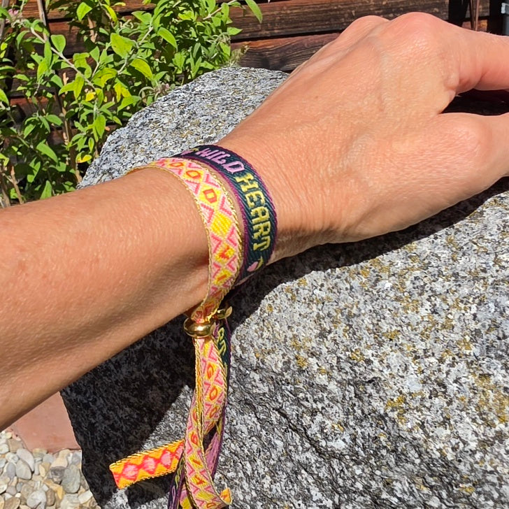 Statement Stoffarmband