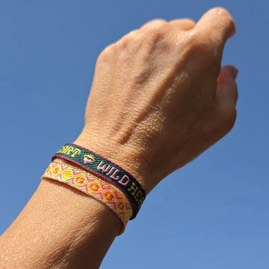 Statement Stoffarmband
