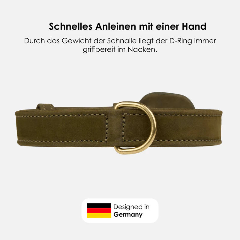 Heritage Nubukleder Halsband