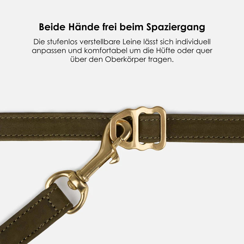 Heritage Nubukleder Leine 2,5 m